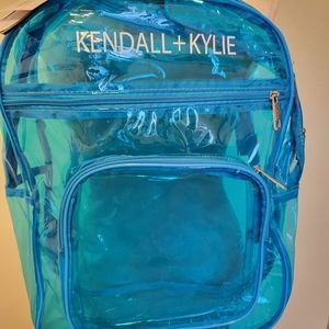 Kendall & Kylie pink Gorgeous Blue backpack!